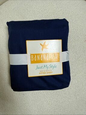 Banana Republic Navy Blue Fitted Sheet